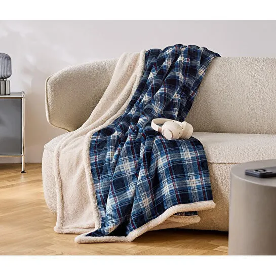 Tchibo Battaniye, Kareli, Mavi