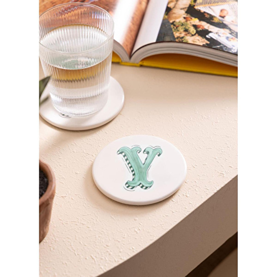 The Mia Harf Bardak Altlığı Y