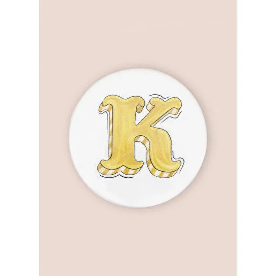 The Mia Harf Bardak Altlığı K