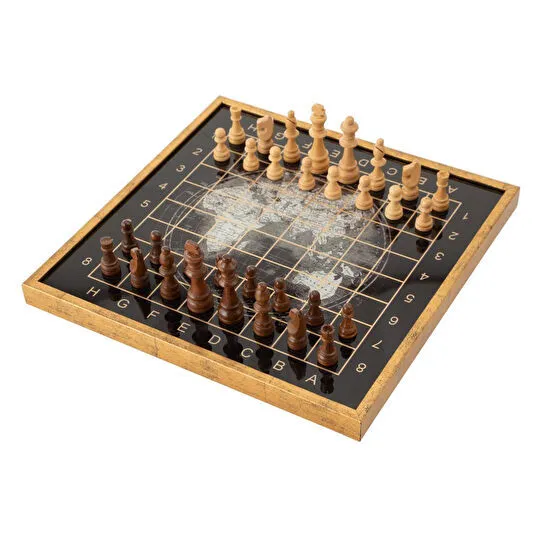 Mudo Home World Satranç Takimi 45x45cm