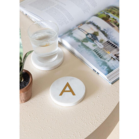 The Mia Mermer Bardak Altlığı A