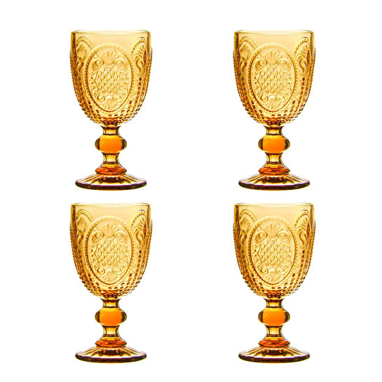 Lucky Art Velora Lucky Art 4lu Cam Kadeh Seti Amber