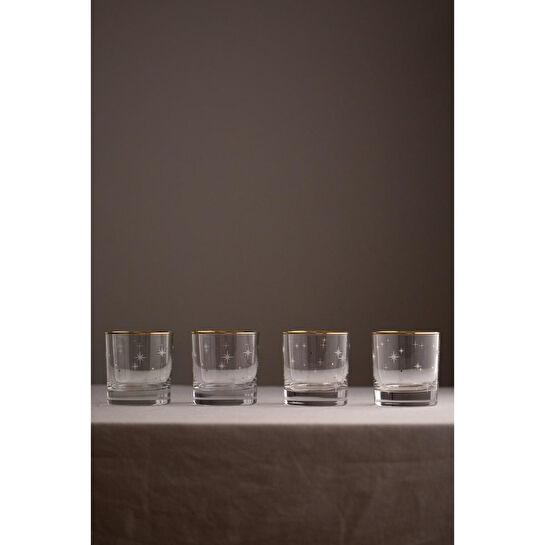 Rakle Star 4'lü Su Bardağı Seti 300 Cc