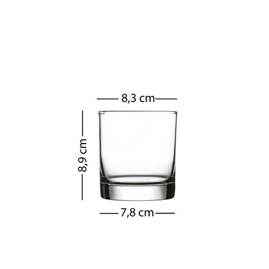 Rakle Star 4'lü Su Bardağı Seti 300 Cc