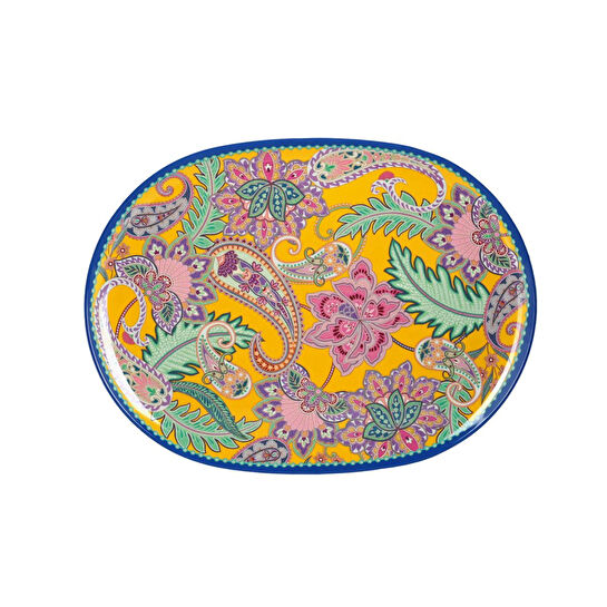 Lucky Art Paiselle Melamin 2li Tepsi Seti