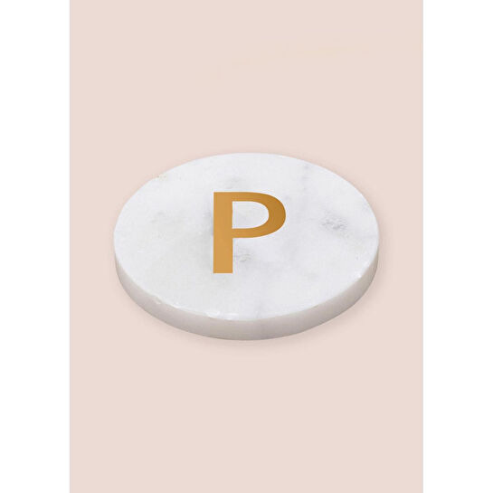 The Mia Mermer Bardak Altlığı P