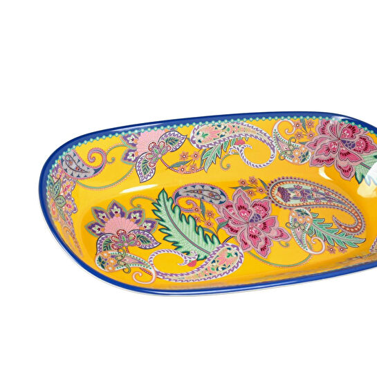 Lucky Art Paiselle Melamin 2li Baton Sunum Tabaği 43 Cm