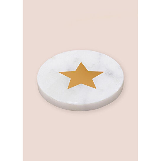 The Mia Mermer Bardak Altlığı Yildiz