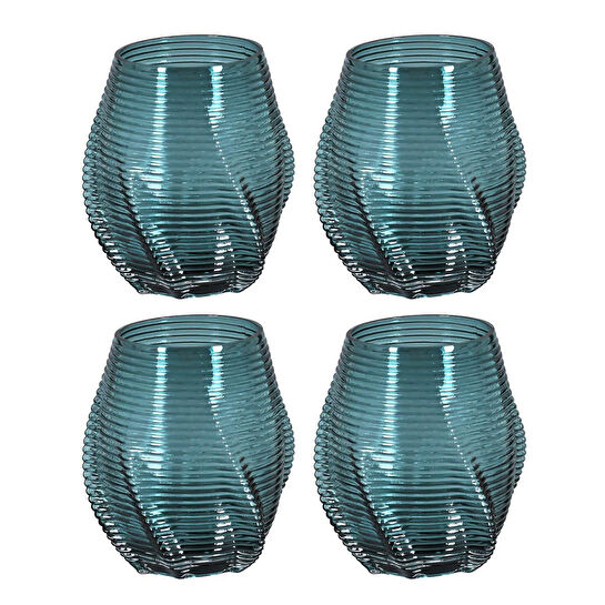 Lucky Art Florence Lucky Art 4lu Cam Su Bardagı Seti Mavi