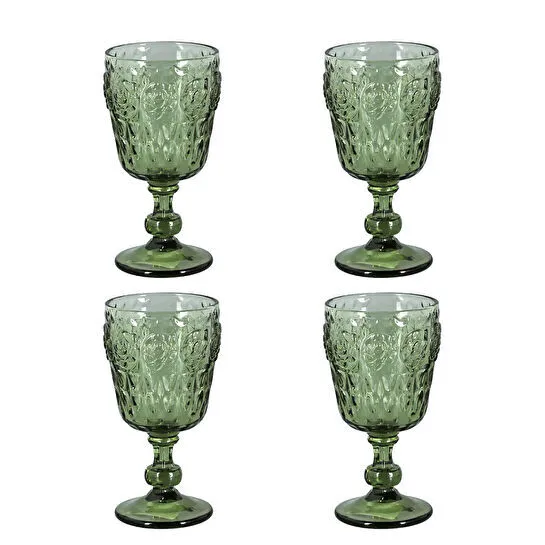 Lucky Art Florine Lucky Art 4lu Cam Kadeh Seti Yeşil