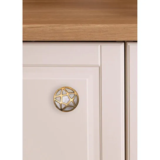 The Mia Pirinç Çekmece Ve Dolap Kulbu 2li Set Klp19