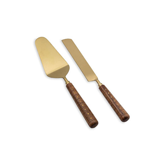 The Mia Wood Pasta Servis Takımı 2 Parça