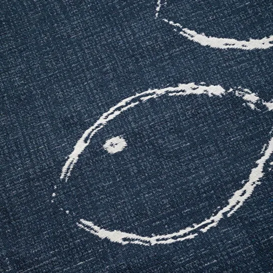 Mudo Home Larissa Fish Çi̇ft Tarafli Hali Laci̇vert Beyaz 120x180