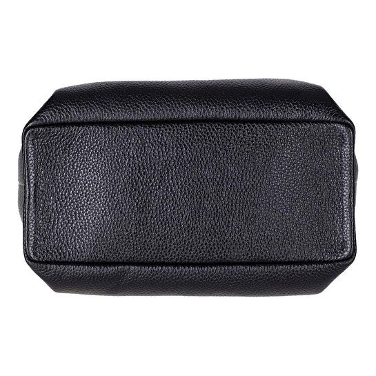 Bloominbag Marella Soft City Noir Black Leather Shoulder Bag / Deri Omuz Çantası