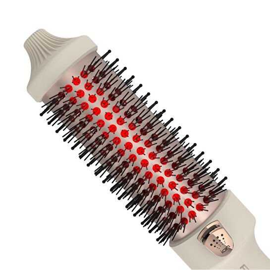 Premier Phc 2411 Nova Kızılötesi İyonik Termal Saç Şekillendirici Fırça Krem Renk