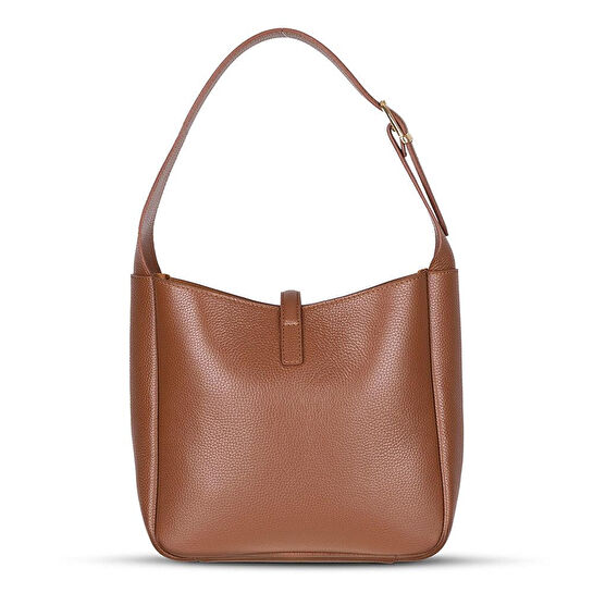 Bloominbag Ravello Cimbrone Camel Tan Leather Shoulder Bag / Deri Omuz Çantası