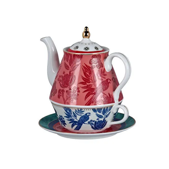 Lucky Art Palmera Bone Çaydanlik Seti