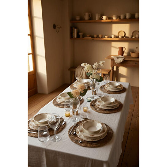 Bernardo Nostalji Tifany 24 Parça Yemek Takımı