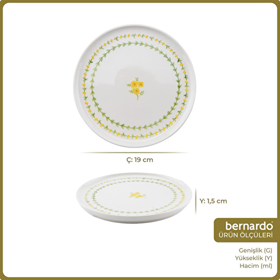 Bernardo Mimoza 6 Parça Pasta Takımı