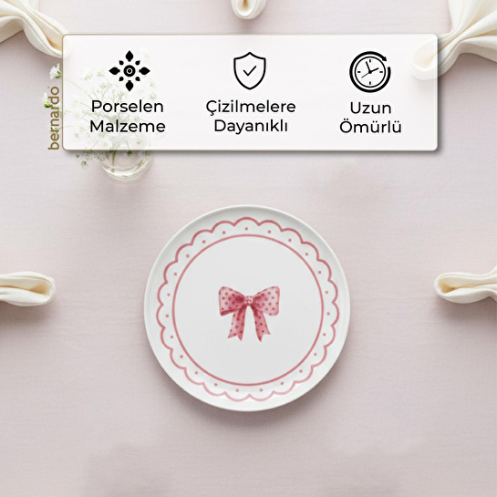 Bernardo Ribbon 6 Parça Pasta Takımı