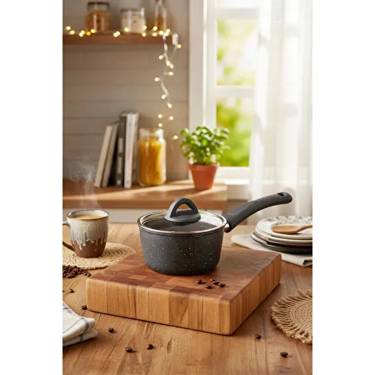 Bernardo Melcor 9 Parça Granit Tencere Seti Gri