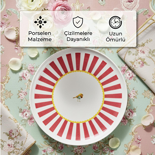Bernardo Bird Time 6 Parça Pasta Takımı