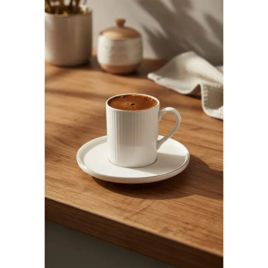 Bernardo Cello 6 Kişilik Fincan Takımı Altın