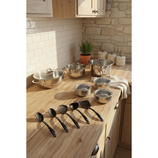 Bernardo Kayra 17 Parça Çelik Set