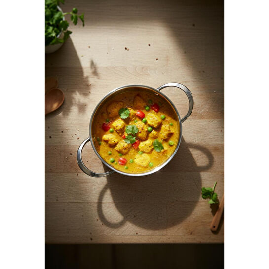 Bernardo Monde 8 Parça Yarı Küre Çelik Tencere Seti