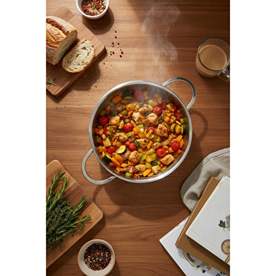 Bernardo Macro 2 Parça Çelik Tava Seti