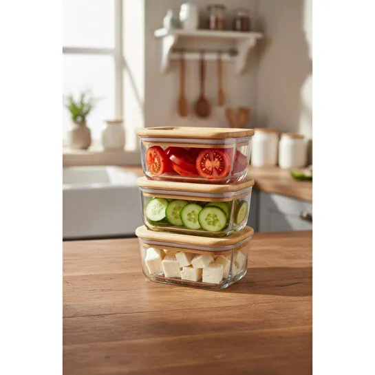 Bernardo Avenya 3'lü Saklama Seti Büyük