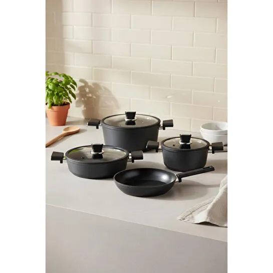 Bernardo Mayasa 7 Parça Seramik Tencere Seti