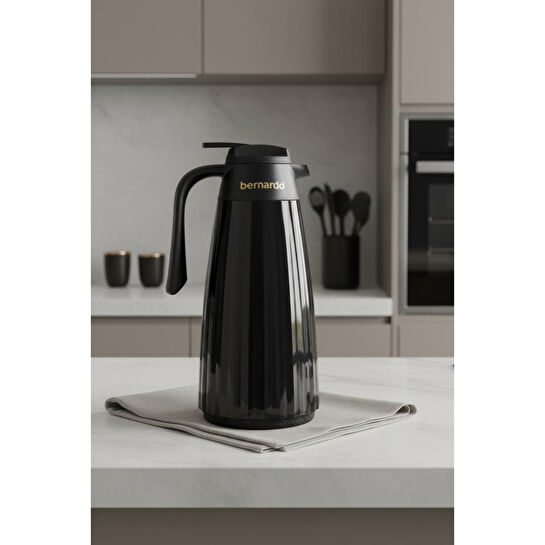 Bernardo Velana Cam Termos Siyah 1.5 Litre