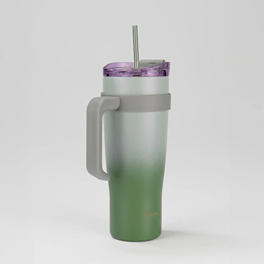 Bernardo Alto Pipetli Termos Bardak Yeşil 1000ml