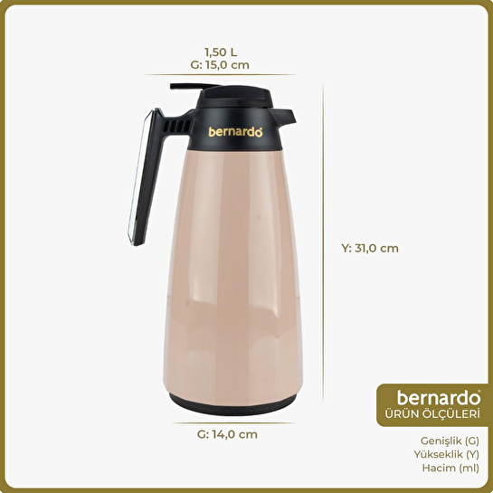 Bernardo Lustra Cam Termos Pudra 1.5 Litre