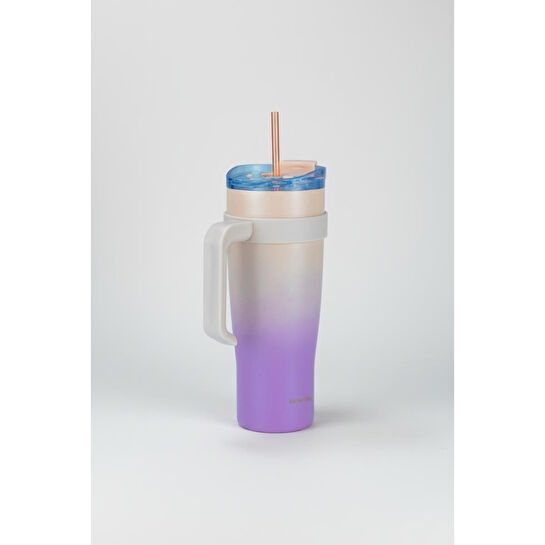 Bernardo Alto Pipetli Termos Bardak Pembe 1000ml