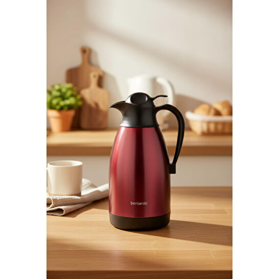 Bernardo Grandio Çelik Termos Bordo 2 Litre