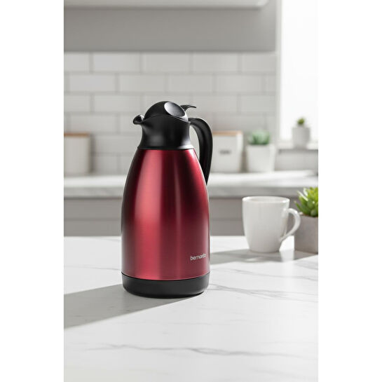 Bernardo Grandio Çelik Termos Bordo 2 Litre