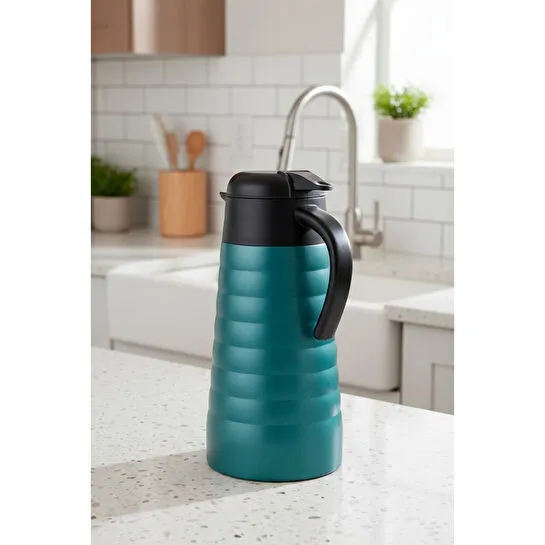 Bernardo Nora 2 Litre Çelik Termos Turkuaz