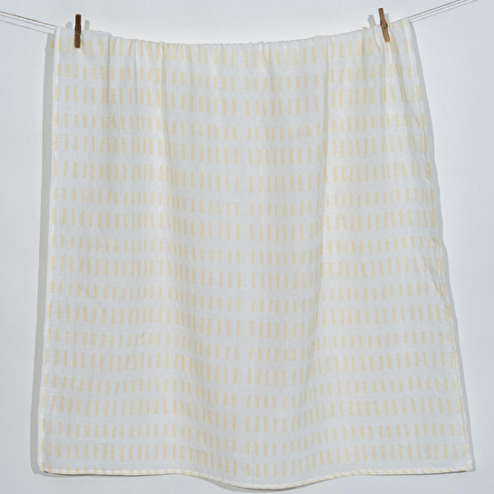 Itsy Bitsy Kids Amulet Lemon Lines , Müslin Bebek Örtüsü , 100x100 Cm