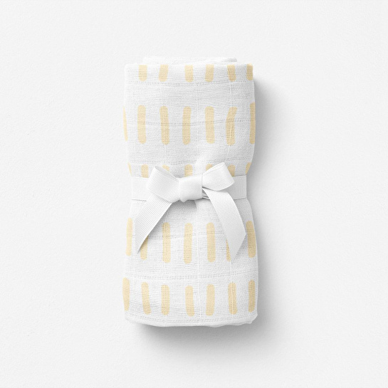 Itsy Bitsy Kids Amulet Lemon Lines , Müslin Bebek Örtüsü , 70x70 Cm