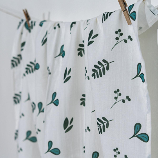 Itsy Bitsy Kids Petit Fleur Garden , Müslin Bebek Örtüsü , 100x100 Cm