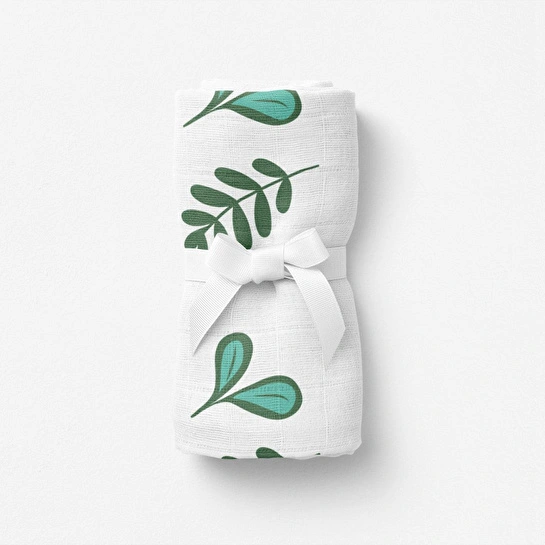 Itsy Bitsy Kids Petit Fleur Garden , Müslin Bebek Örtüsü , 100x100 Cm