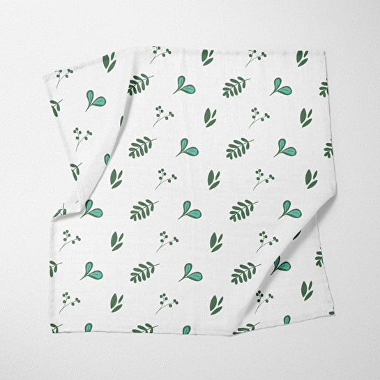 Itsy Bitsy Kids Petit Fleur Garden , Müslin Bebek Örtüsü , 100x100 Cm