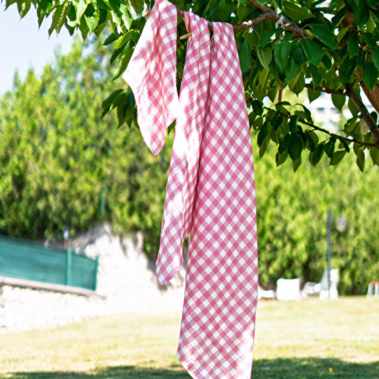 Itsy Bitsy Kids Bird Of Life Pink Check , Müslin Bebek Örtüsü , 70x70 Cm