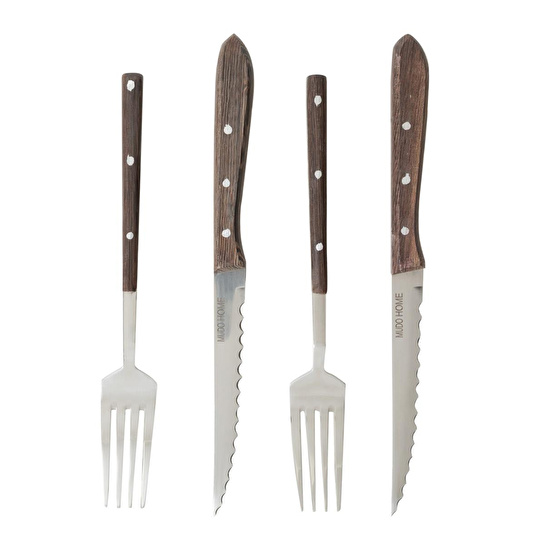 Mudo Home Steak Biçak & Çatal  seti̇ 2li̇