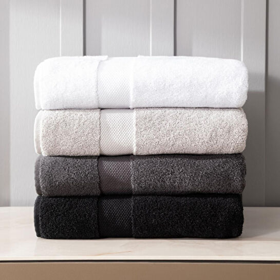 Mudo Home Classy Yüz Havlusu Beyaz 50x90 Cm