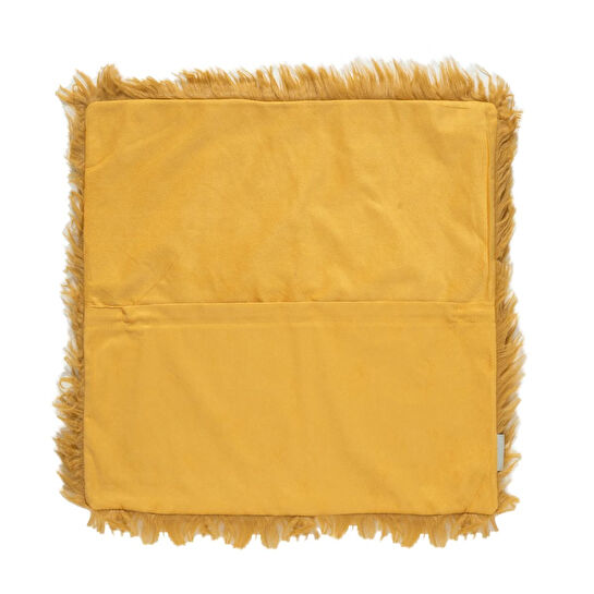 Mudo Home Bonita Kirlent Kilifi Hardal 45x45