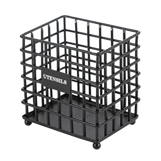 Mudo Home Black Metal Kaşiklik