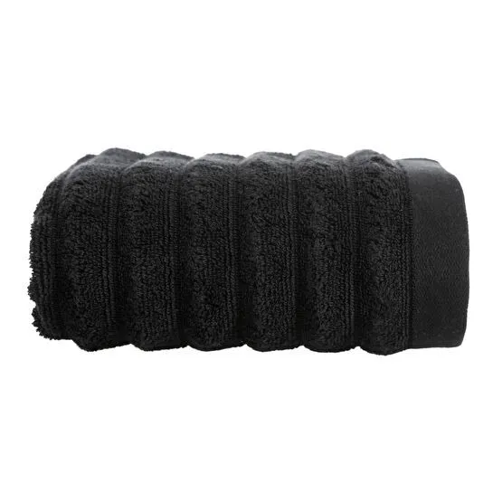 Mudo Home Stella Yüz Havlusu Si̇yah 50x80